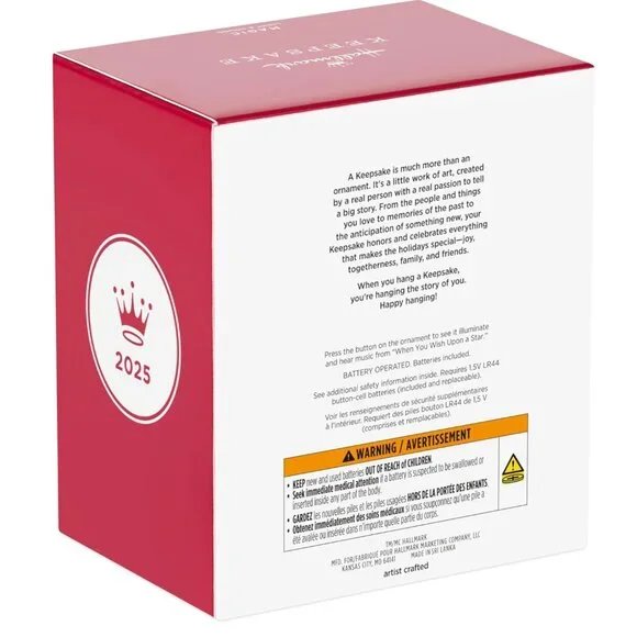 New 2025 Hallmark Ornament A MAGICAL CELEBRATION Disneyland 70th Anniversary - Picture 3 of 3